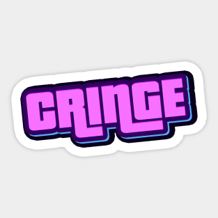 CRINGE Sticker